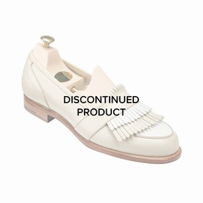 Narrow Width Easy Clean Emma Ivory & White Calf