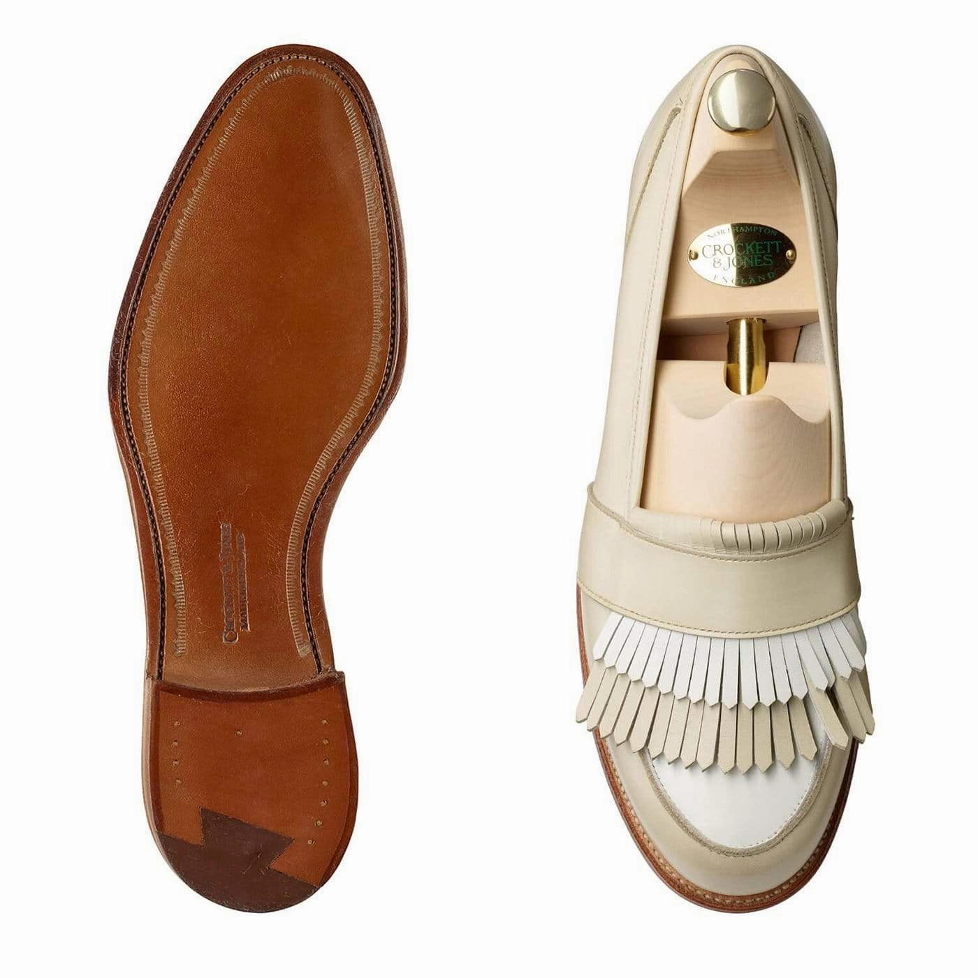 Fade Proof Emma Ivory & White Calf