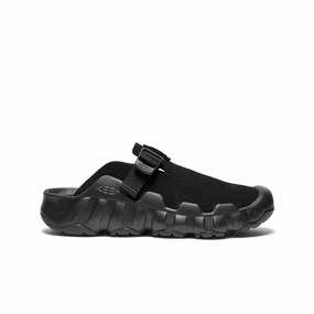 Women's Hyperport Leather Clog  |  Black/Black Bright Accents