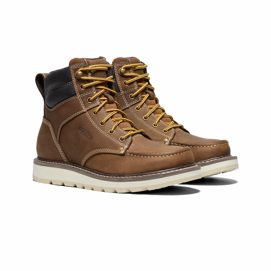 Fashion-Ready Men's Cincinnati 6" Boot (Soft Toe)  |  Belgian/Sandshell