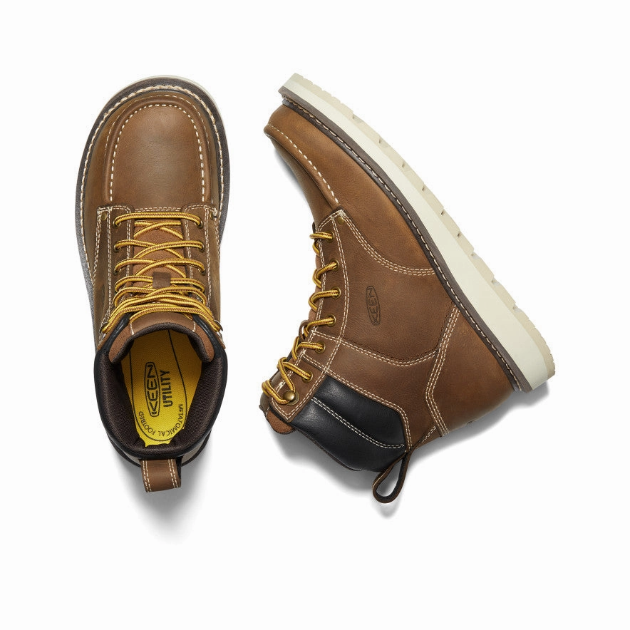 Fashion-Ready Men's Cincinnati 6" Boot (Soft Toe)  |  Belgian/Sandshell