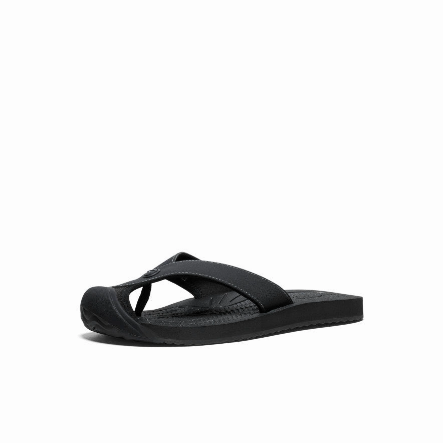 Fast Ease Men's Barbados Flip-Flop  |  Black/Steel Grey