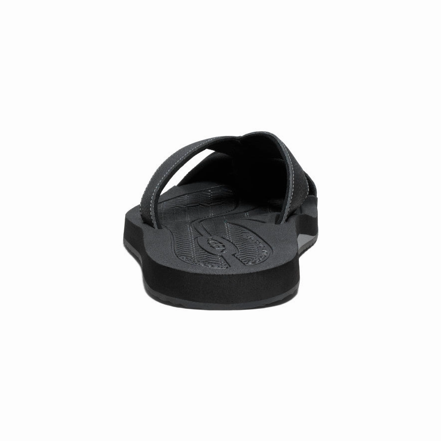 Fast Ease Men's Barbados Flip-Flop  |  Black/Steel Grey