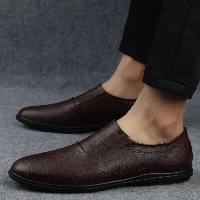 Fast Walk West Louis? Leather Slip Loafers
