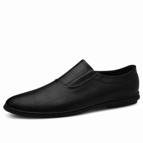West Louis? Leather Slip Loafers Waterproof Option