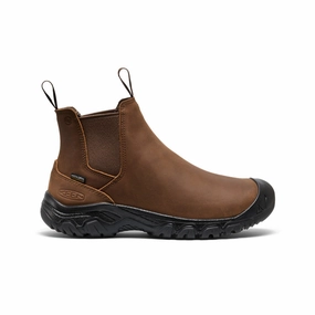 Minimalist Style Men's Anchorage IV Waterproof Boot  |  Dark Earth/Black