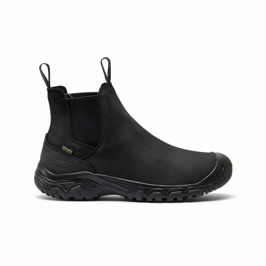 Men's Anchorage IV Waterproof Boot  |  Black/Black Breathable Fit Casual Performance