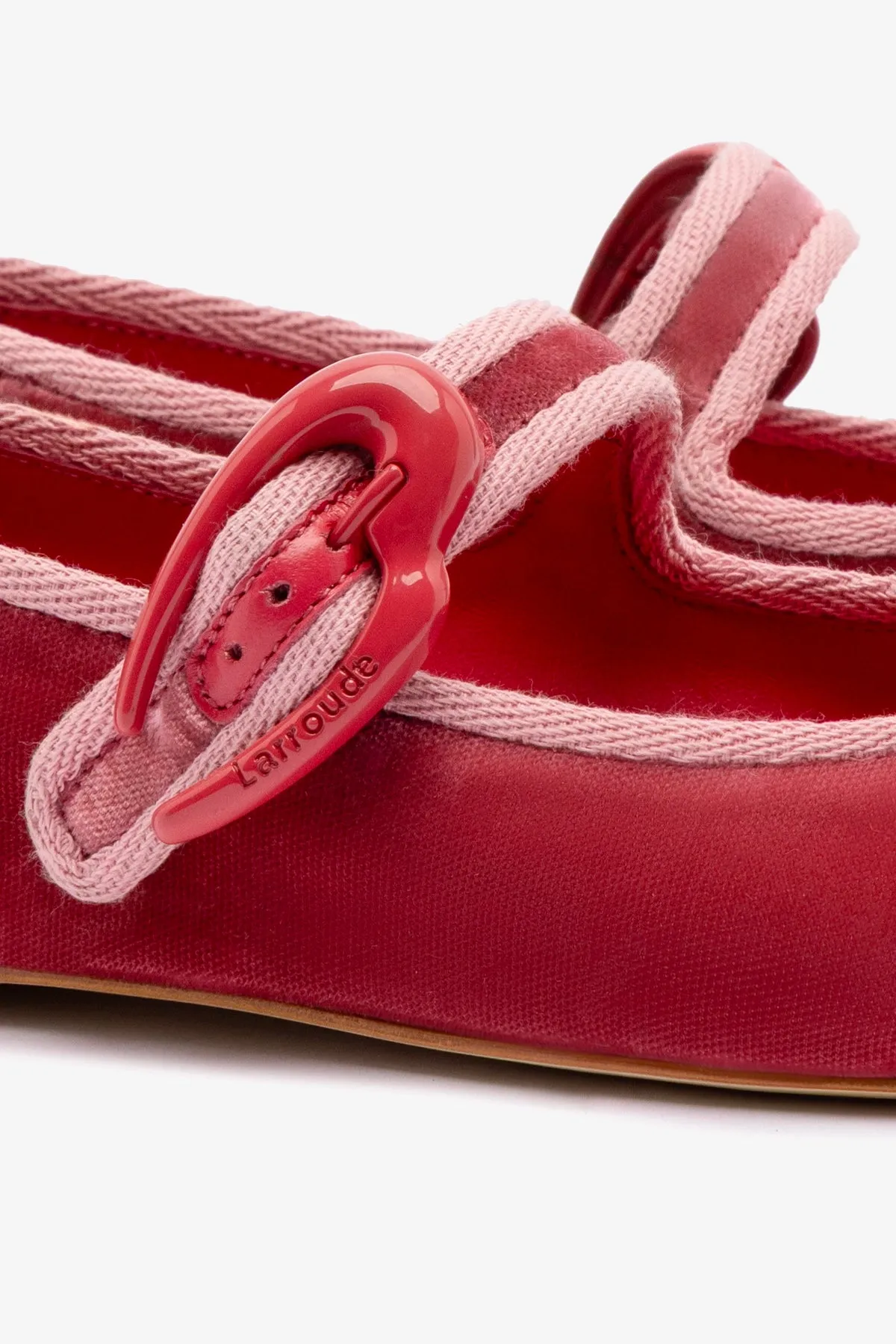 Flexible Movement Verona Ballet Flat In Lampone Velvet
