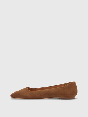 Happy Feet Design Smart Choice Footwear Ida Suede Square-Toe Flats