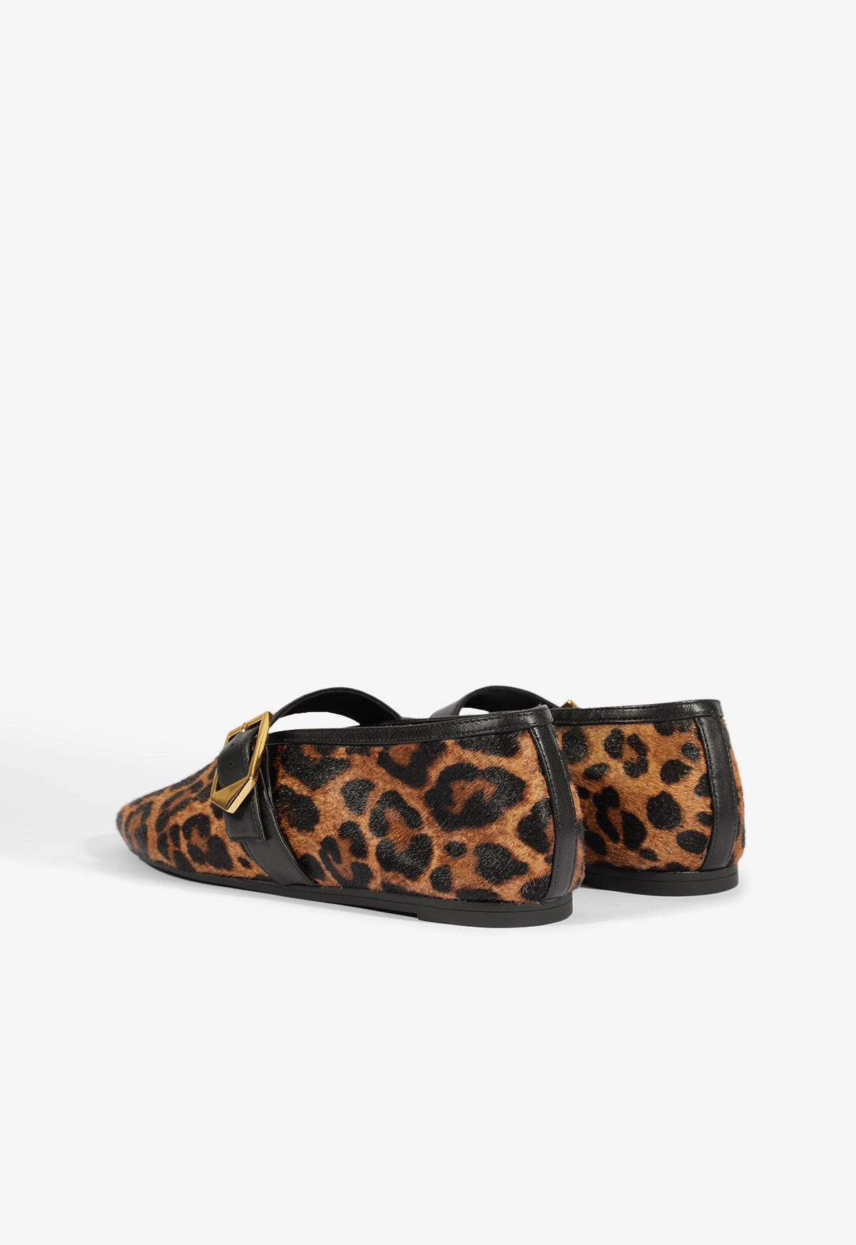 Flexible Support Courtney Buckle Hair Calf Flat