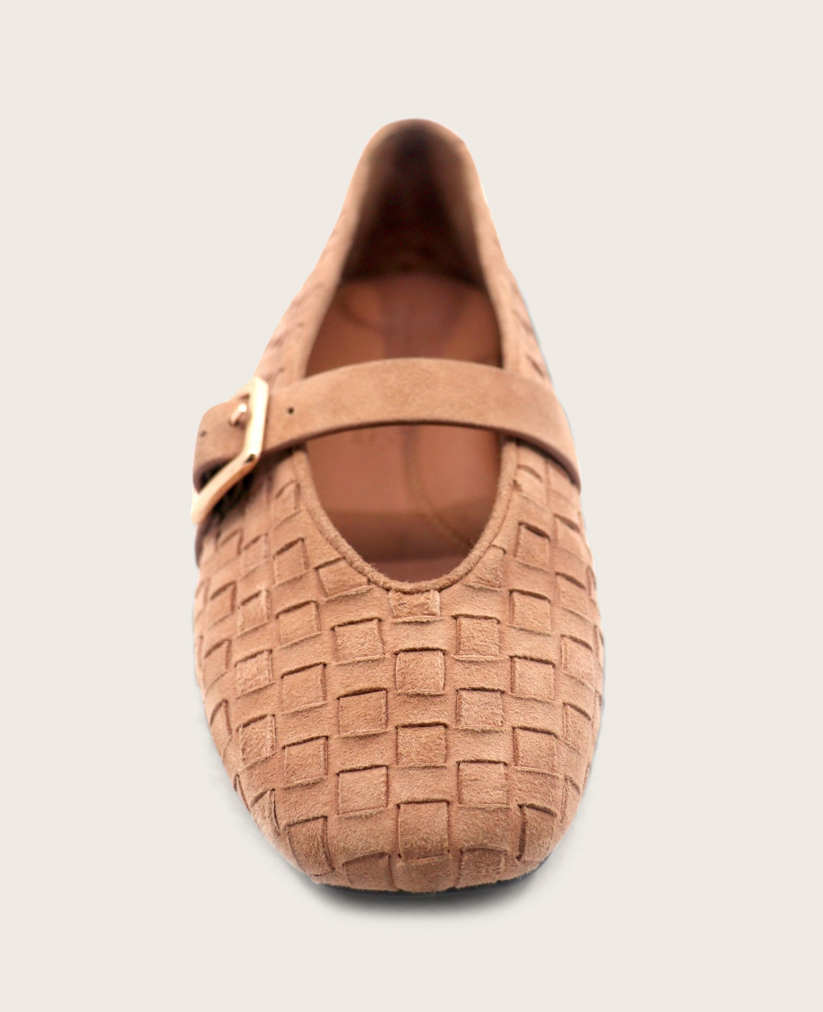 Flexible Walk GENTLE SOULS - Winifred Suede Woven Mary Jane Flat