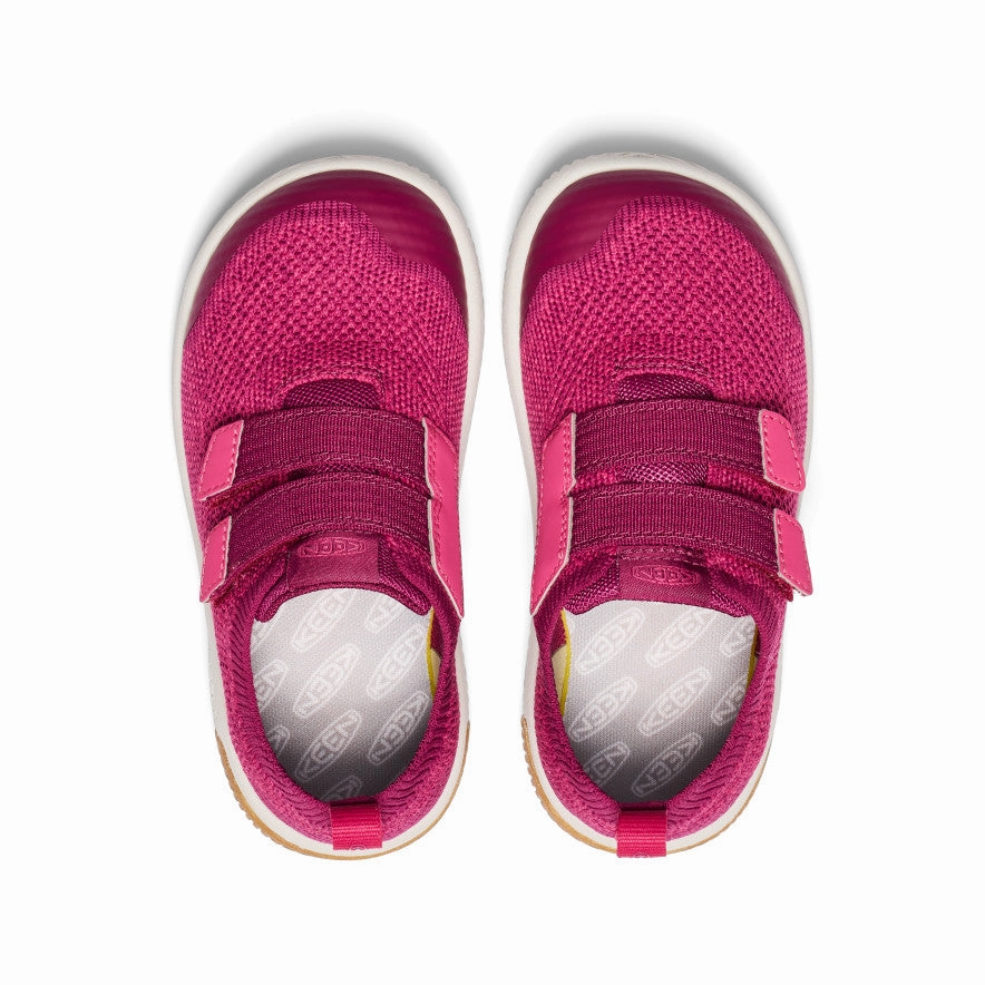 Flexible Wear Little Kids' KNX Knit Double Strap  |  Beaujolais/Raspberry