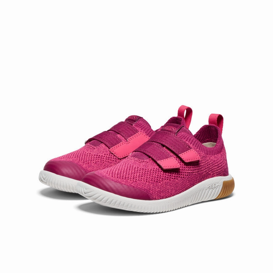 Flexible Wear Little Kids' KNX Knit Double Strap  |  Beaujolais/Raspberry