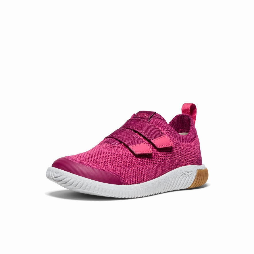 Flexible Wear Little Kids' KNX Knit Double Strap  |  Beaujolais/Raspberry