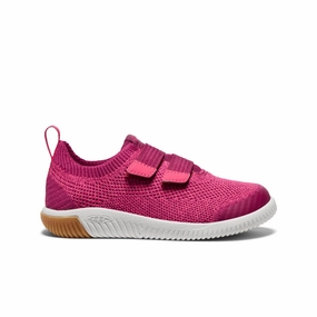Ultra light Beach Walk Little Kids' KNX Knit Double Strap  |  Beaujolais/Raspberry