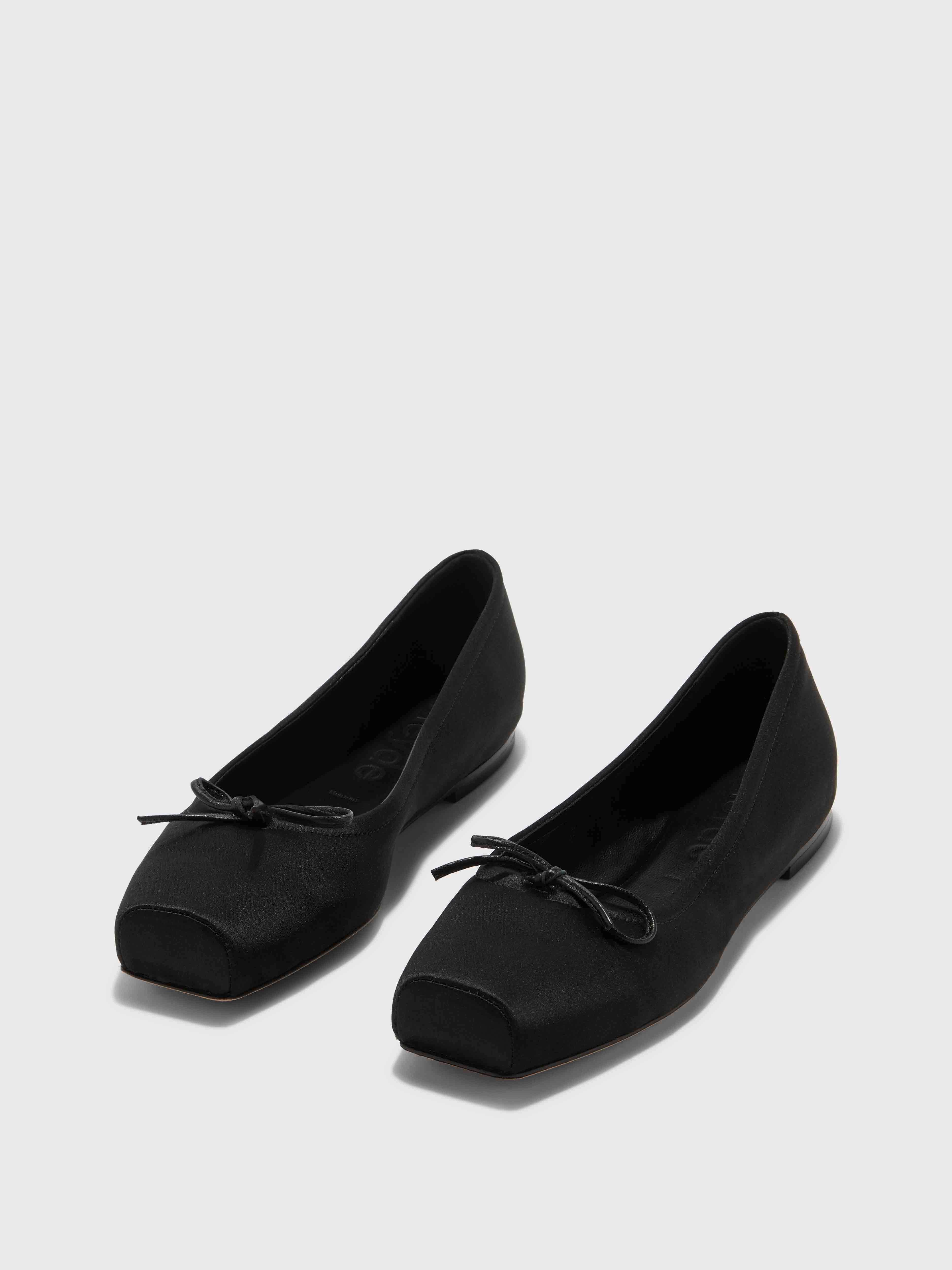 Gabriella Satin Ballet Flats Day-to-Night