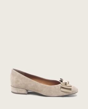 Timeless Look GENTLE SOULS - Atlas Suede Bow Flat