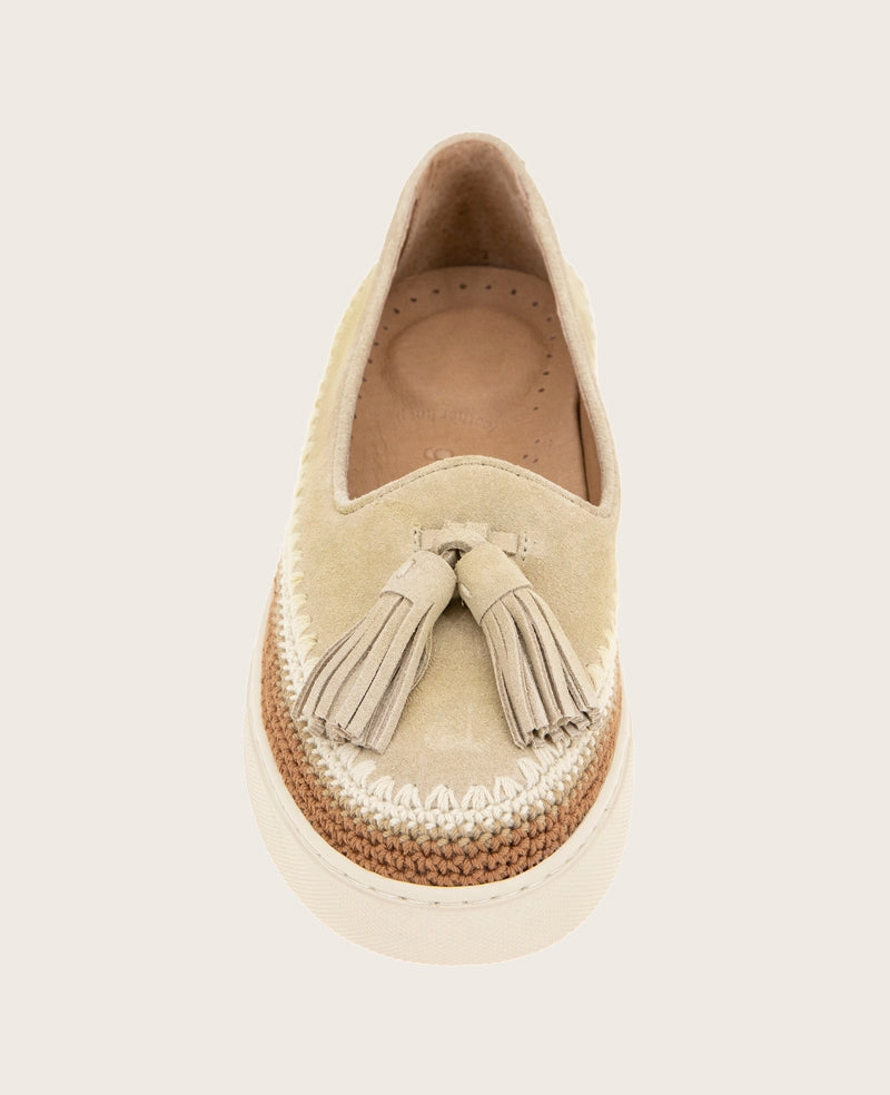 GENTLE SOULS - Citrus Tassel Suede Platform Slip On Premium Comfort