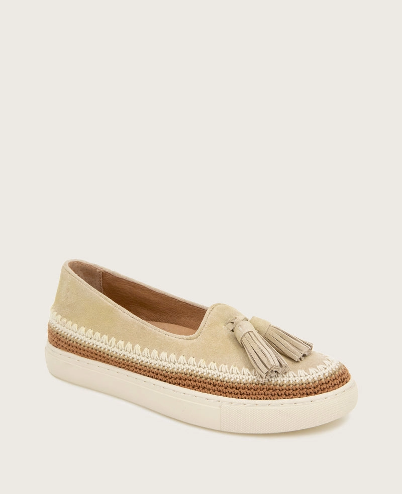 GENTLE SOULS - Citrus Tassel Suede Platform Slip On Premium Comfort