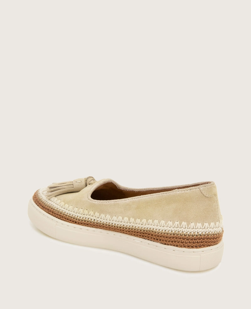 GENTLE SOULS - Citrus Tassel Suede Platform Slip On Premium Comfort