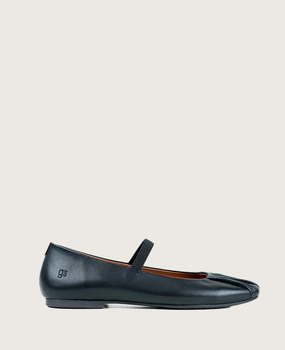Trendy Fit GENTLE SOULS -  Walden Leather Pleated Toe Mary Jane Flat