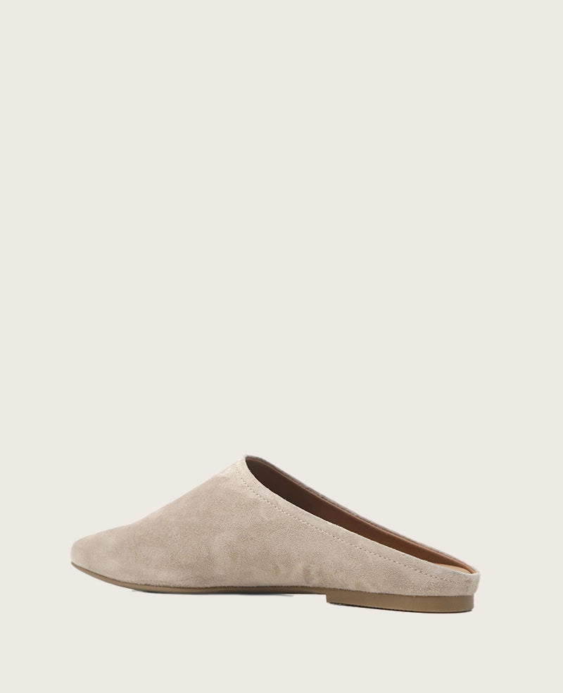 GENTLE SOULS - Wanda Suede Mule Flat Happy feet
