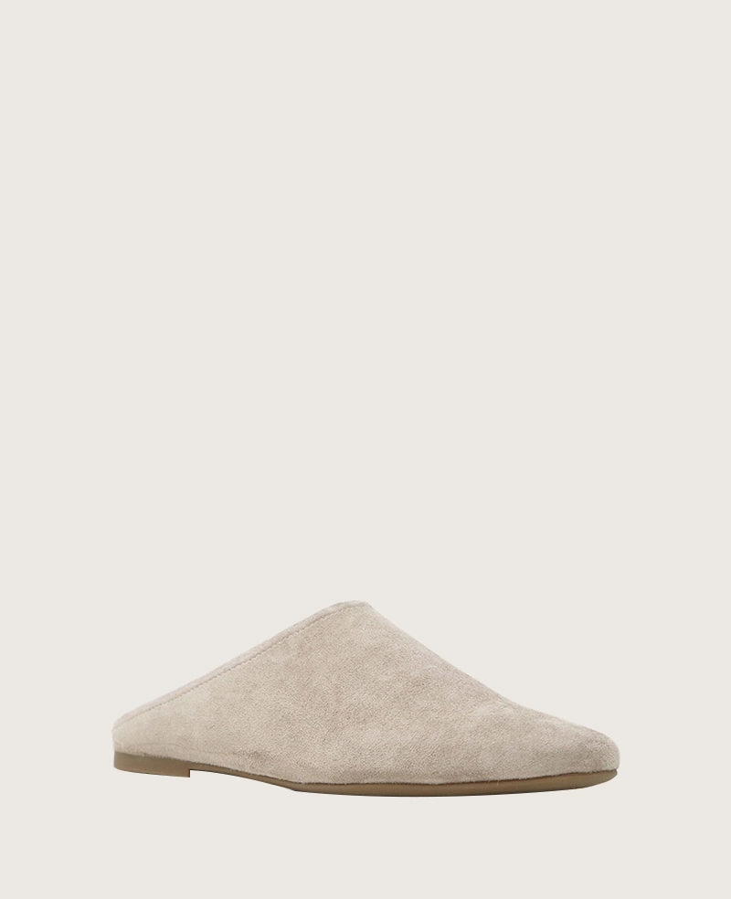 GENTLE SOULS - Wanda Suede Mule Flat Happy feet