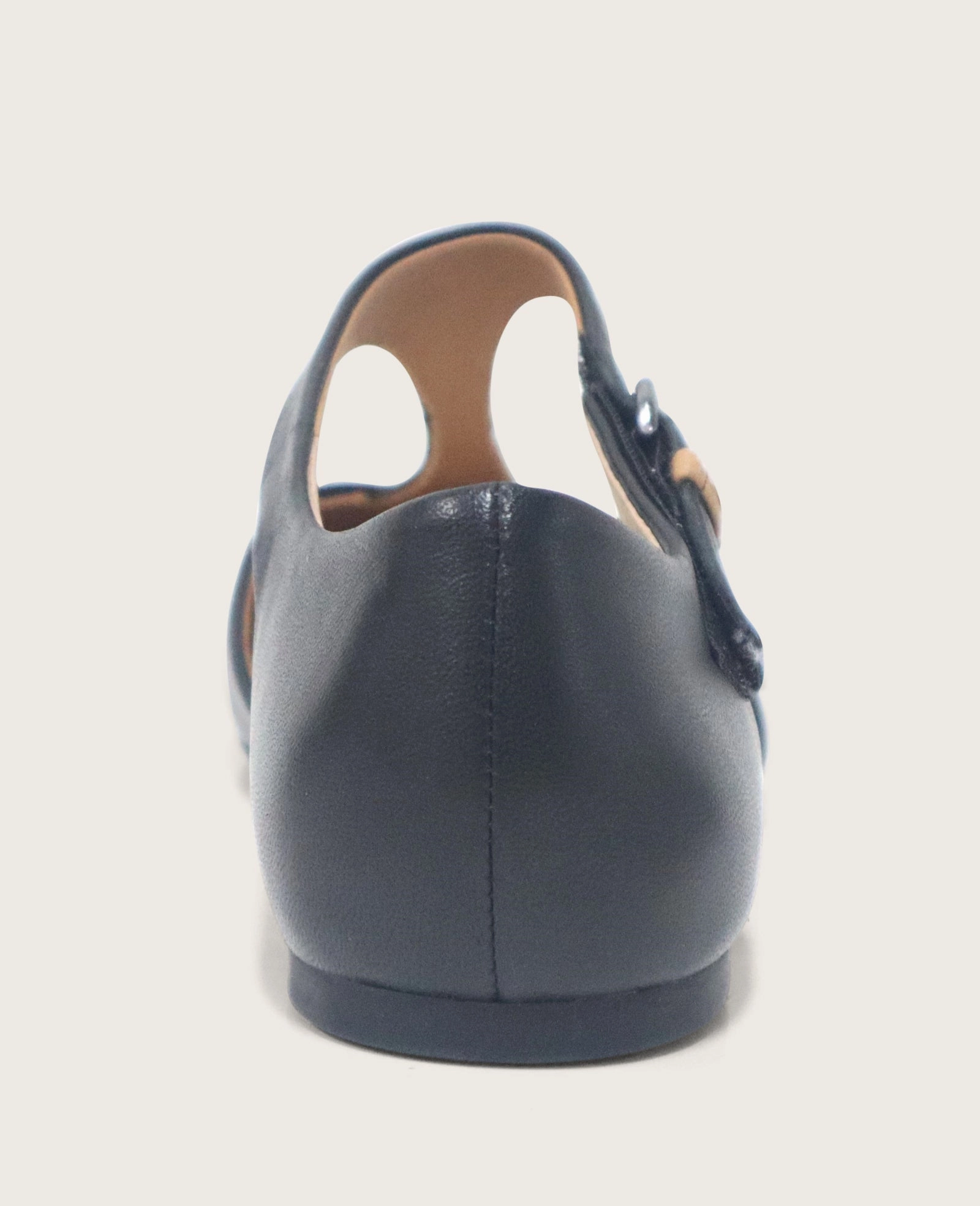 GENTLE SOULS - Wyatt Leather T-Strap Flat Travel Friendly
