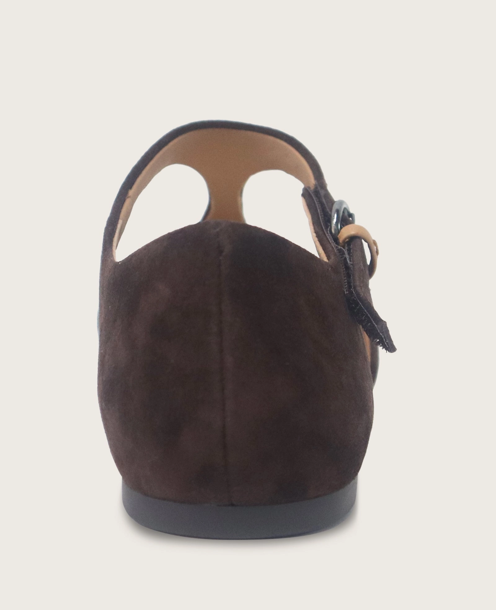 GENTLE SOULS - Wyatt Suede T-Strap Flat Sleek Comfort