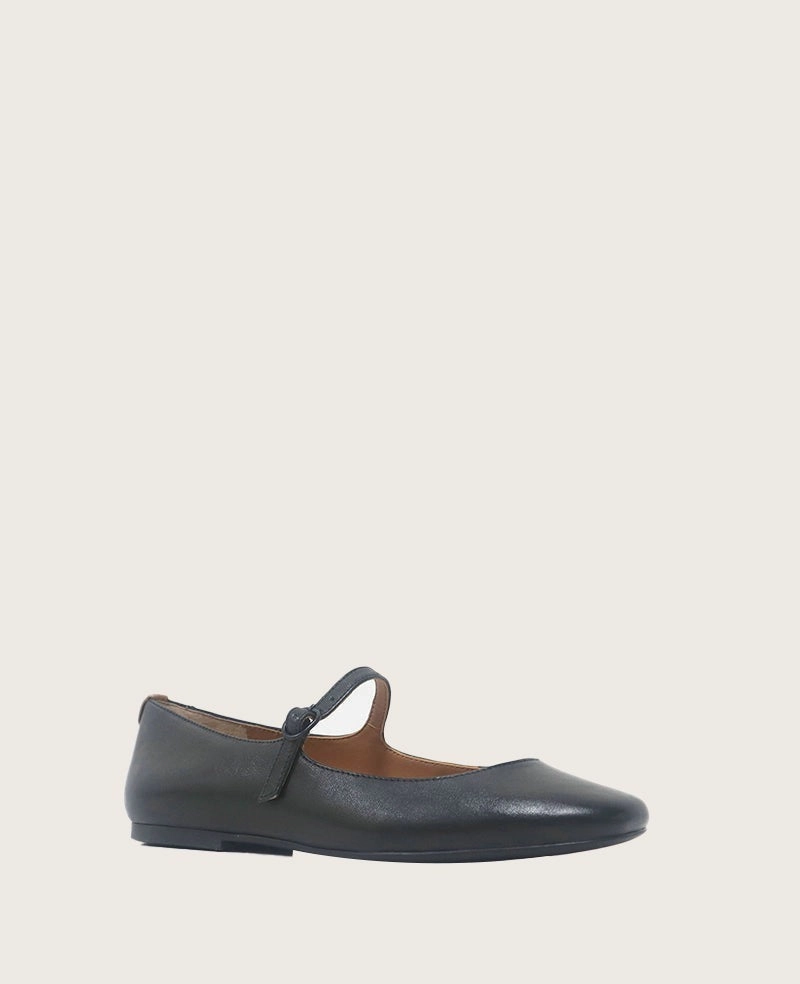 GENTLE SOULS - Wynona Leather Mary Jane Ballet Flat Happy Walk