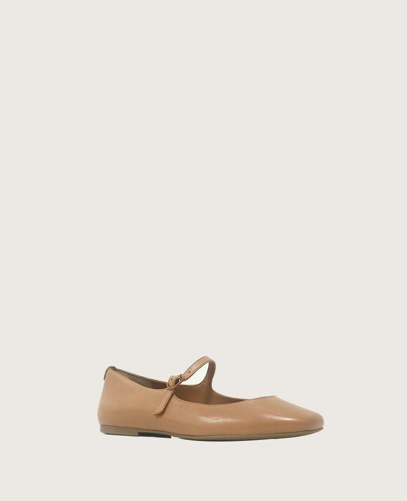 GENTLE SOULS - Wynona Leather Mary Jane Ballet Flat Style Ready