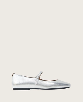 GENTLE SOULS - Wynona Metallic Mary Jane Ballet Flat On-Trend Design