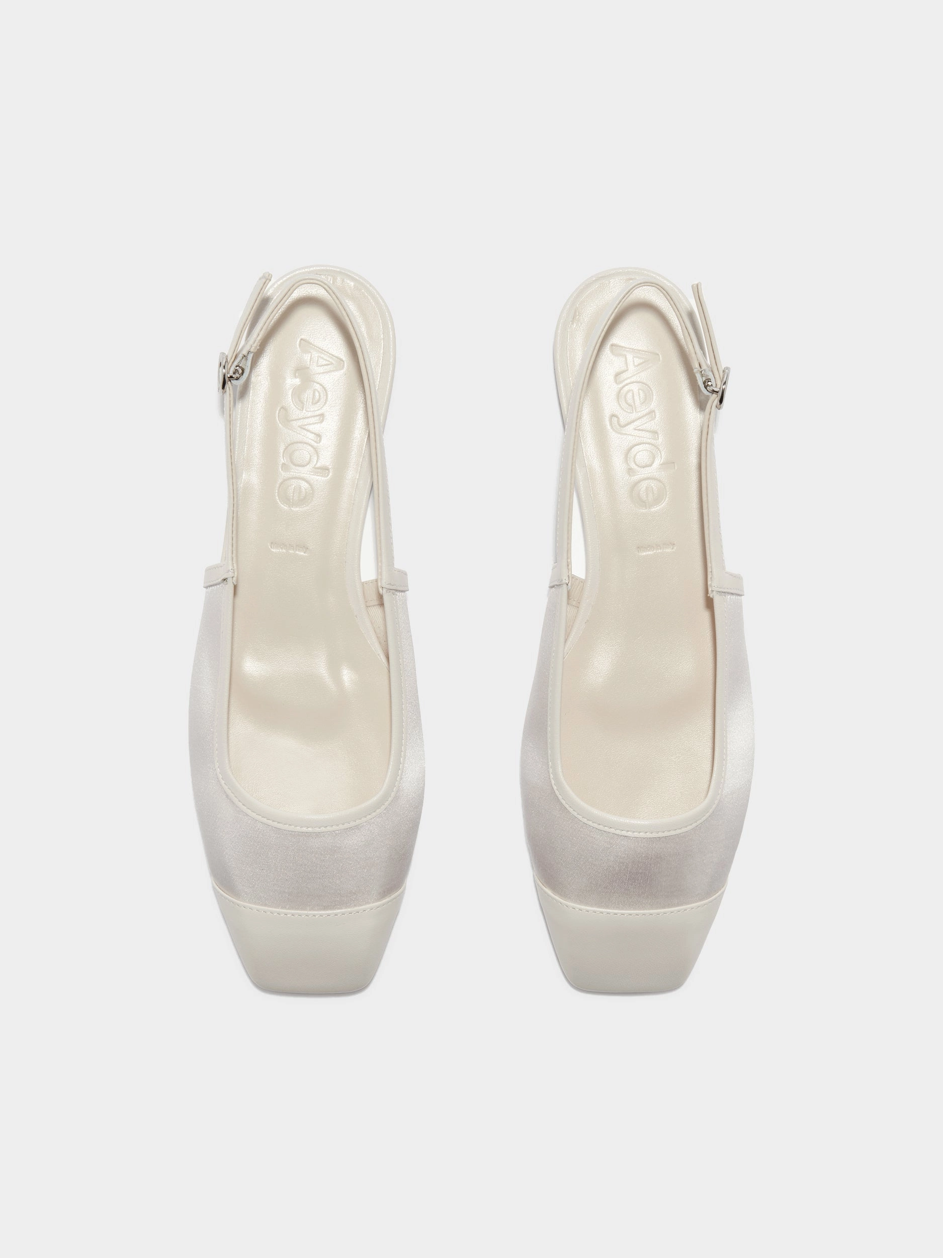 Geraldine Satin Toe-Cap Slingback Daylong Comfort