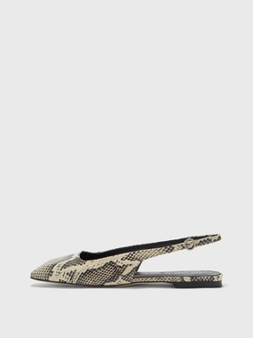 Seamless Interior Shoes Elegant Look Geraldine Slingback Flats