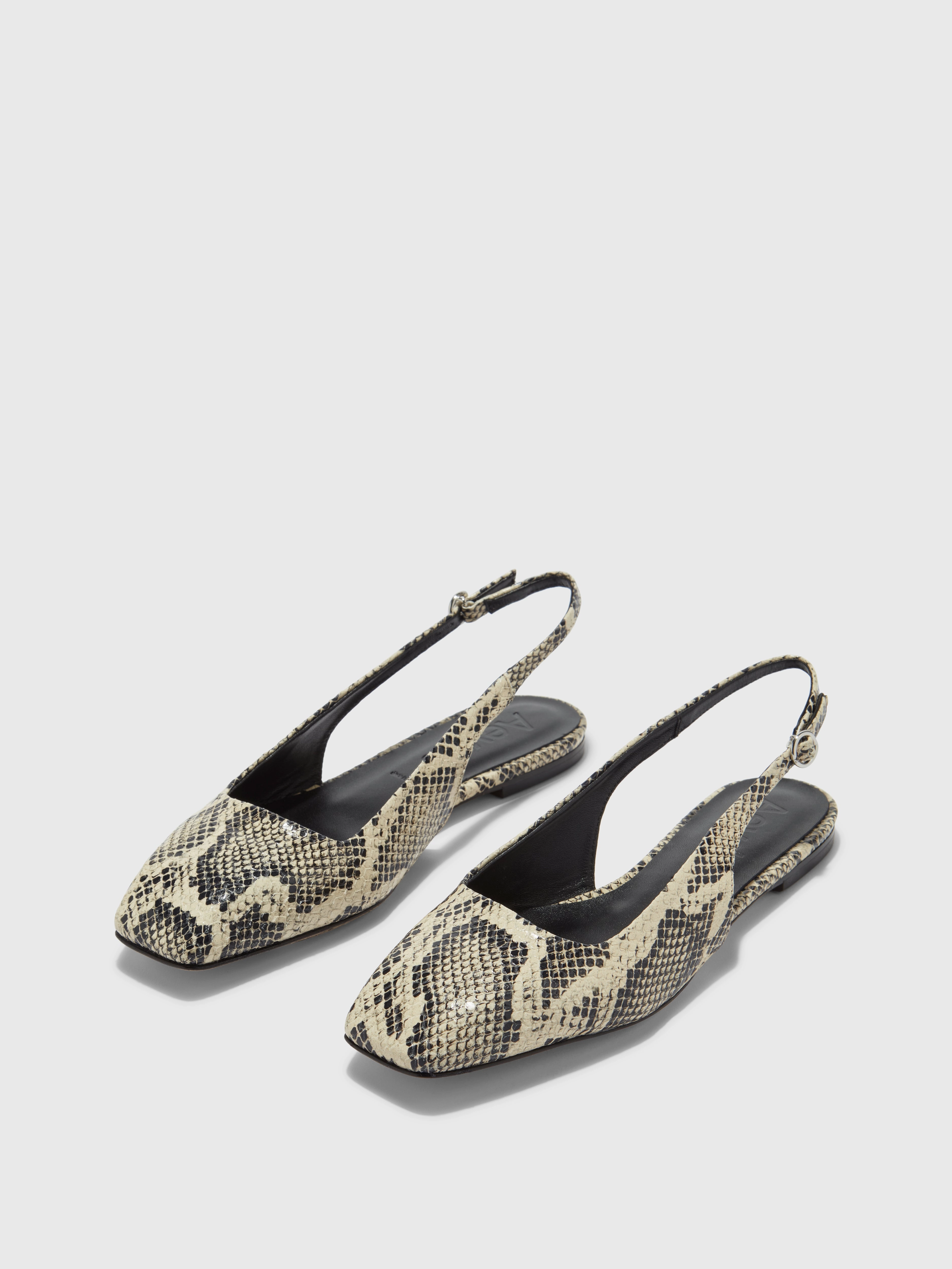 Geraldine Slingback Flats Chic Comfort