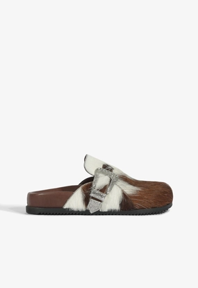 Smart Comfort Design Grace Calf Hair Clog