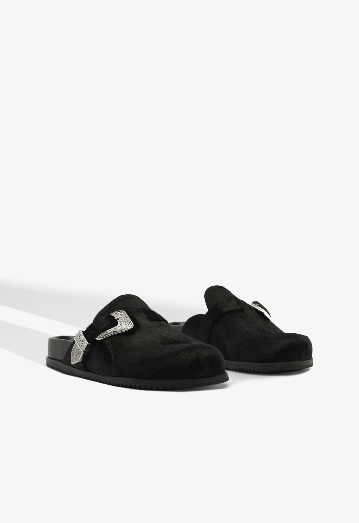 Grace Calf Hair Clog Urban Comfort