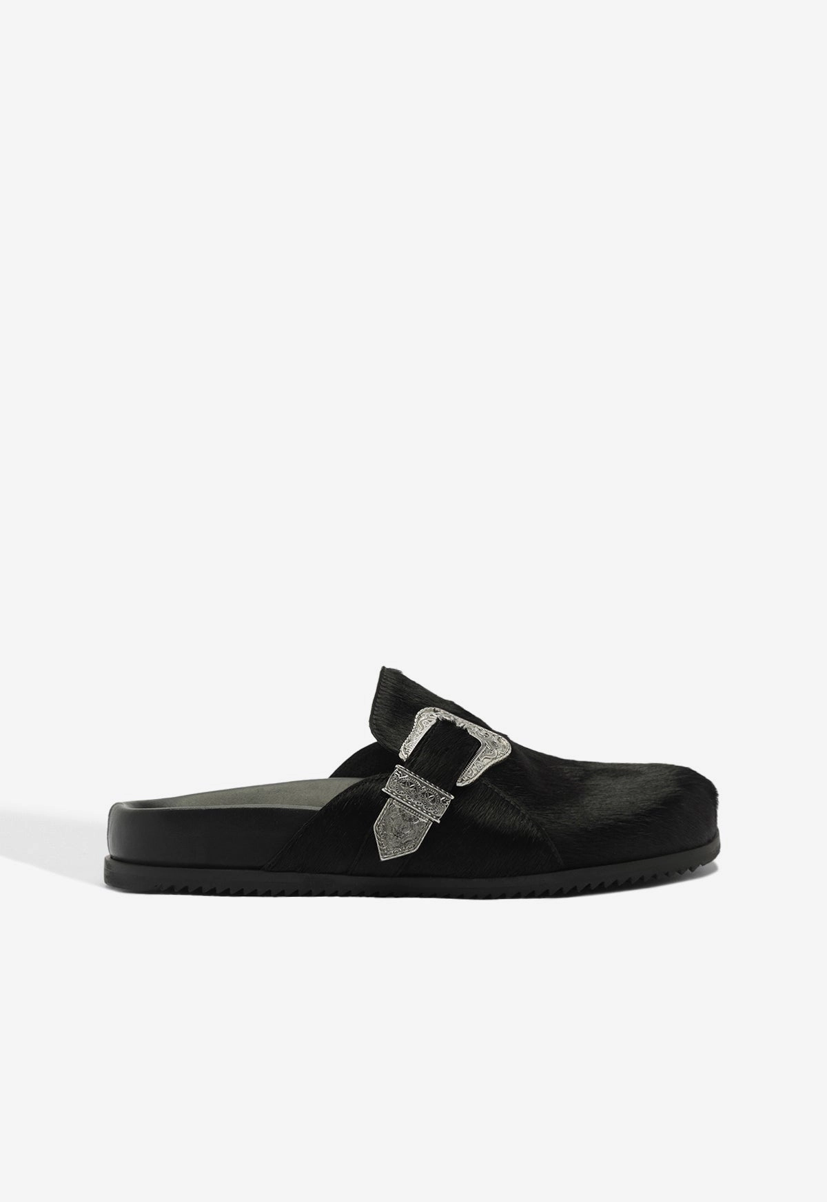 Grace Calf Hair Clog Elegant Walk