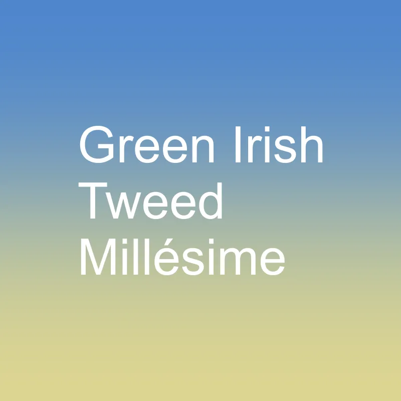 Green Irish Tweed Millsime