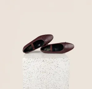 Como Strap - Wine Leather Non-Slip Soles Comfort Technology Shoes