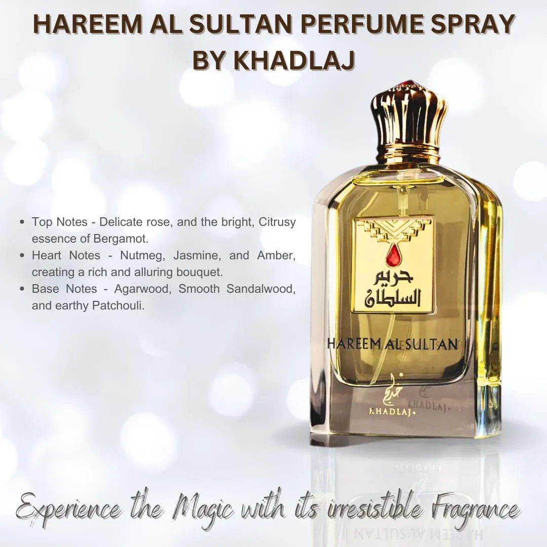 Hareem Al Sultan Gold Perfume Spray EDP - 2.5 oz by KHADLAJ
