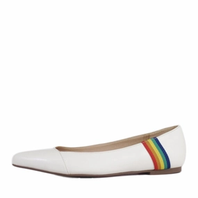 Pammy Rainbow Ballet Flats Soft Construction Chic Comfort