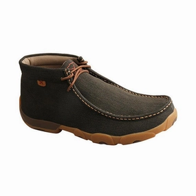 Outdoor Explorer Bootie Cut Men's Chukka Driving Moc Charcoal