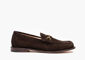 Platform Style Horsebit Loafer Espresso Suede