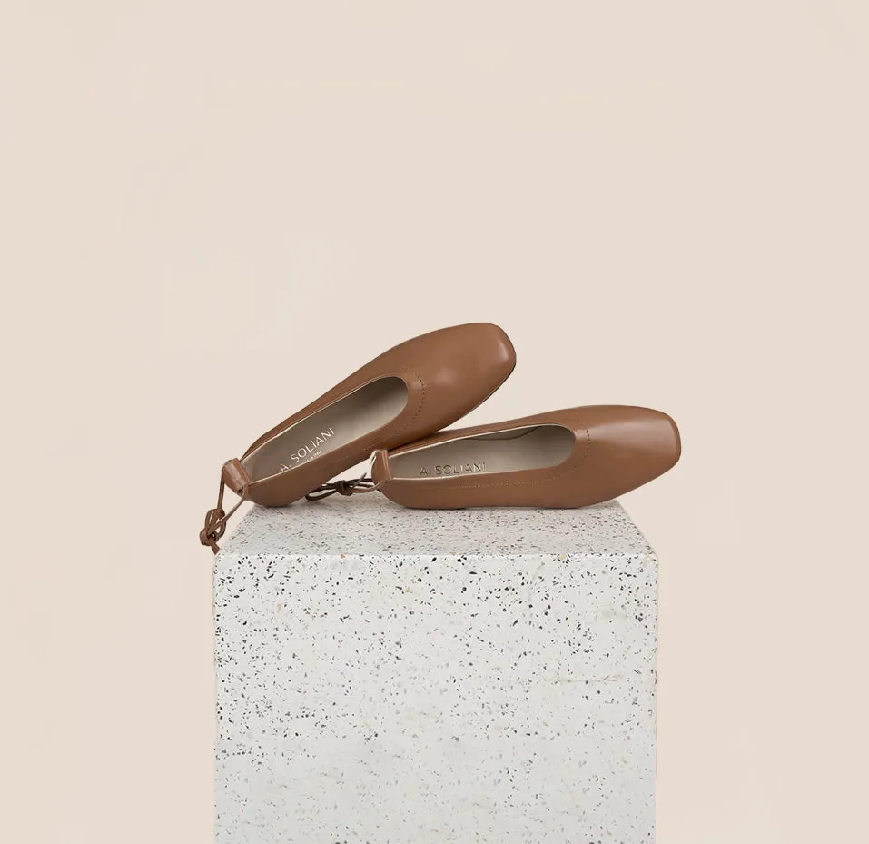 Imola - Caramel Fashion Comfort Shoes Packable Shoe Design