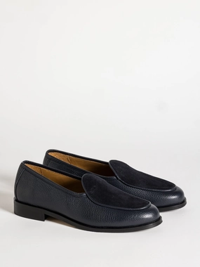 JACQUES NEW BI-MATERIAL NAVY Sleek Look Belgian Style
