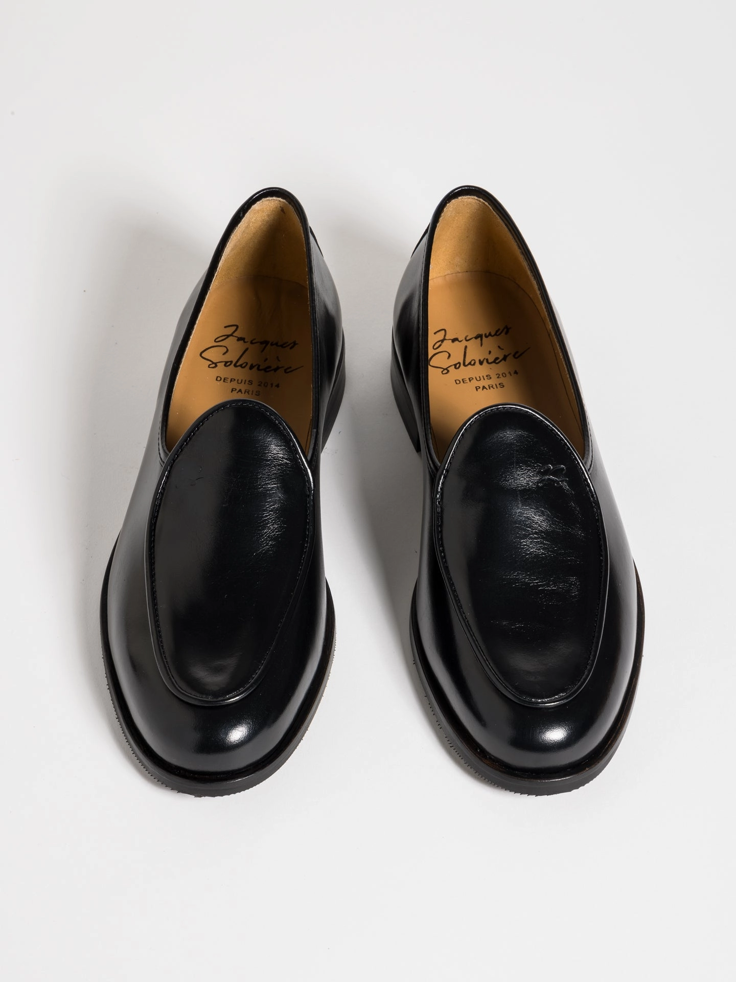 JACQUES NEW BLACK LEATHER Roomy Fit