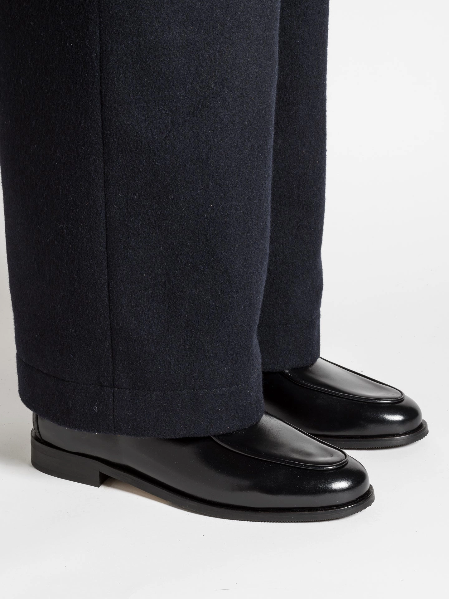 JACQUES NEW BLACK LEATHER Roomy Fit