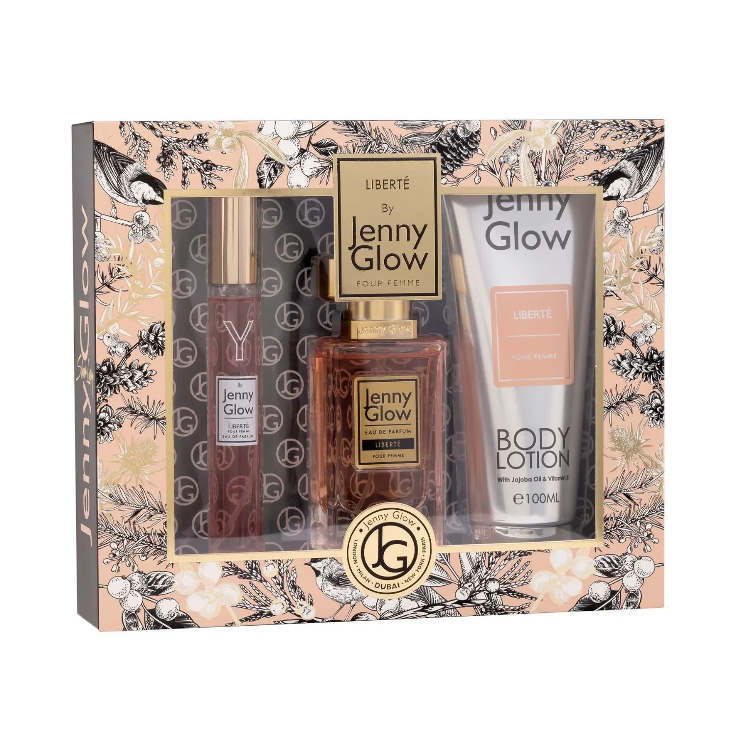 Jenny Glow Liberte EDP 3 Piece Gift Set