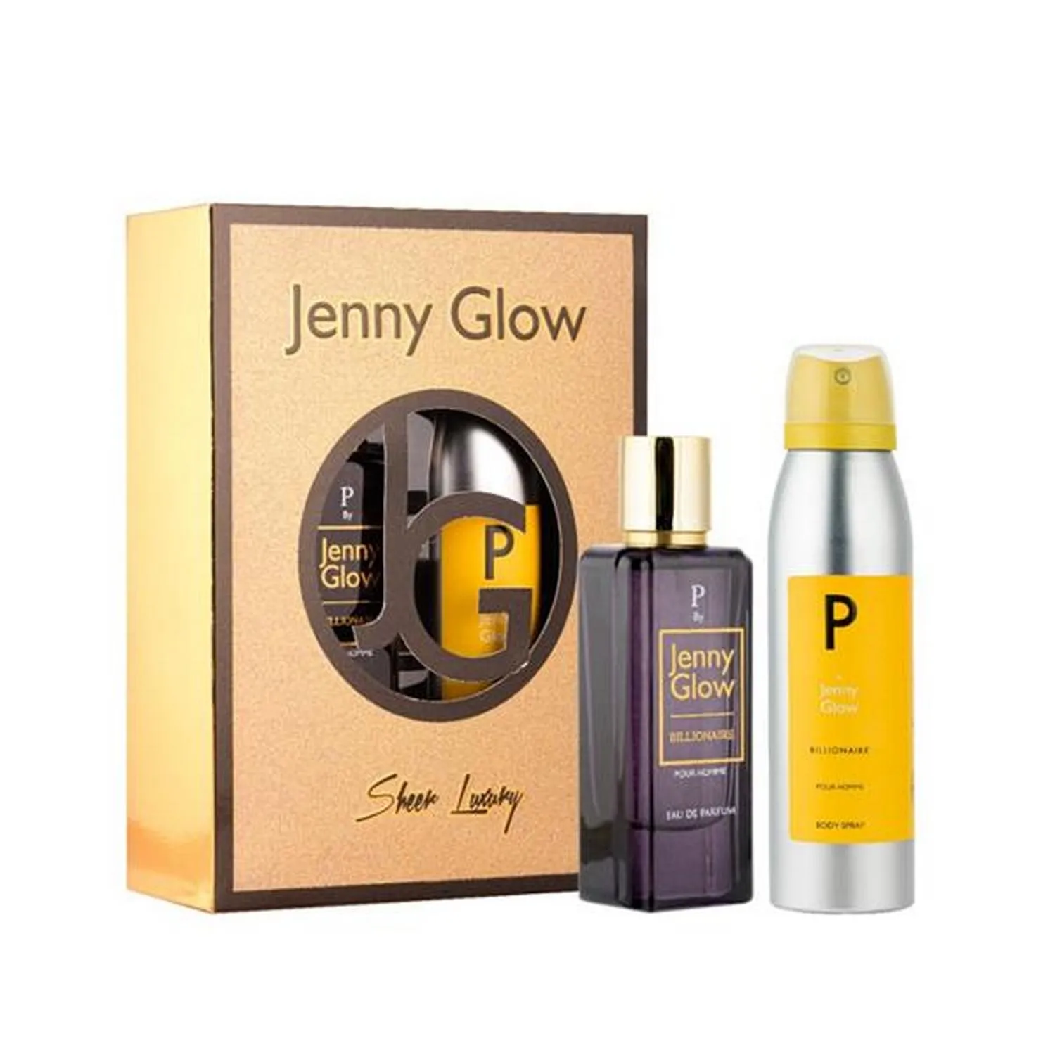 Jenny Glow Men Billionaire 50ML 2 Piece Set